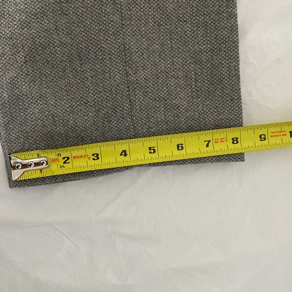 Banana Republic Wool blend Warm Lined Straight Leg trouser Soft Gray - Picture 10 of 14